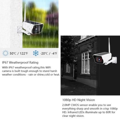 Cámara de Seguridad WiFi con Paneles Solares</br><strong>SCI02</strong> - Image 6